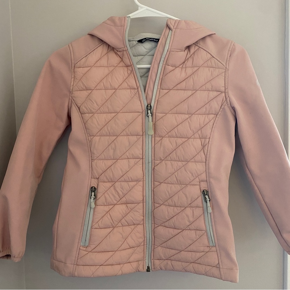 Girls size 7/8 snozu brand pink jacket